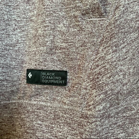 BLACK DIAMOND Never Worn! Super-Soft, Mulberry-Colored Pullover Hoodie / SZ: S - Picture 5 of 5